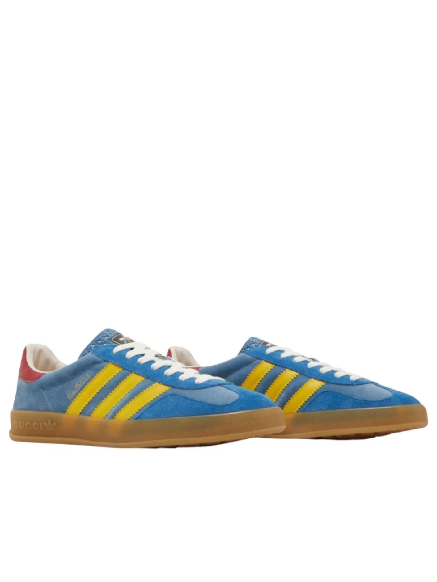 Adidas x Gucci Gazelle 'Blue' — изображение 2 из 5, синий/желтый/красный