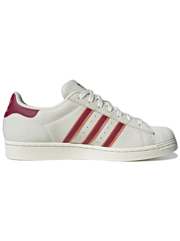 Кроссовки оригиналы суперзвезда Adidas — изображение 2 из 4, белый/красный/оранжевый