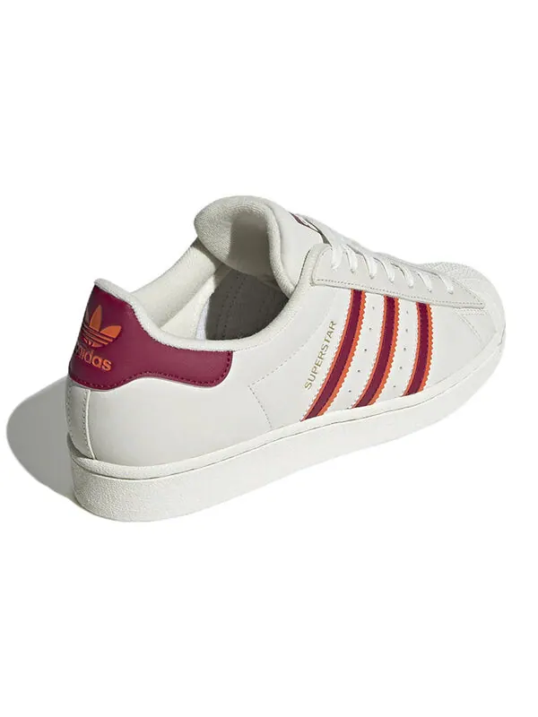 Кроссовки оригиналы суперзвезда Adidas — изображение 4 из 4, белый/красный/оранжевый