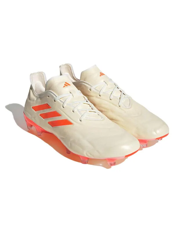 Кроссовки copa pure.1 fg Adidas — изображение 3 из 4, белый/оранжевый/белый