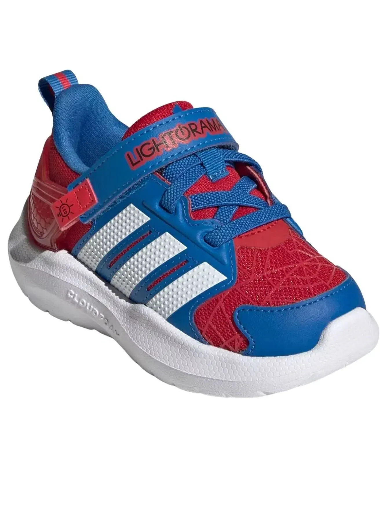 Детские кроссовки для малышей с принтом Spider-Man Adidas Lightorama — изображение 4 из 6, красный
