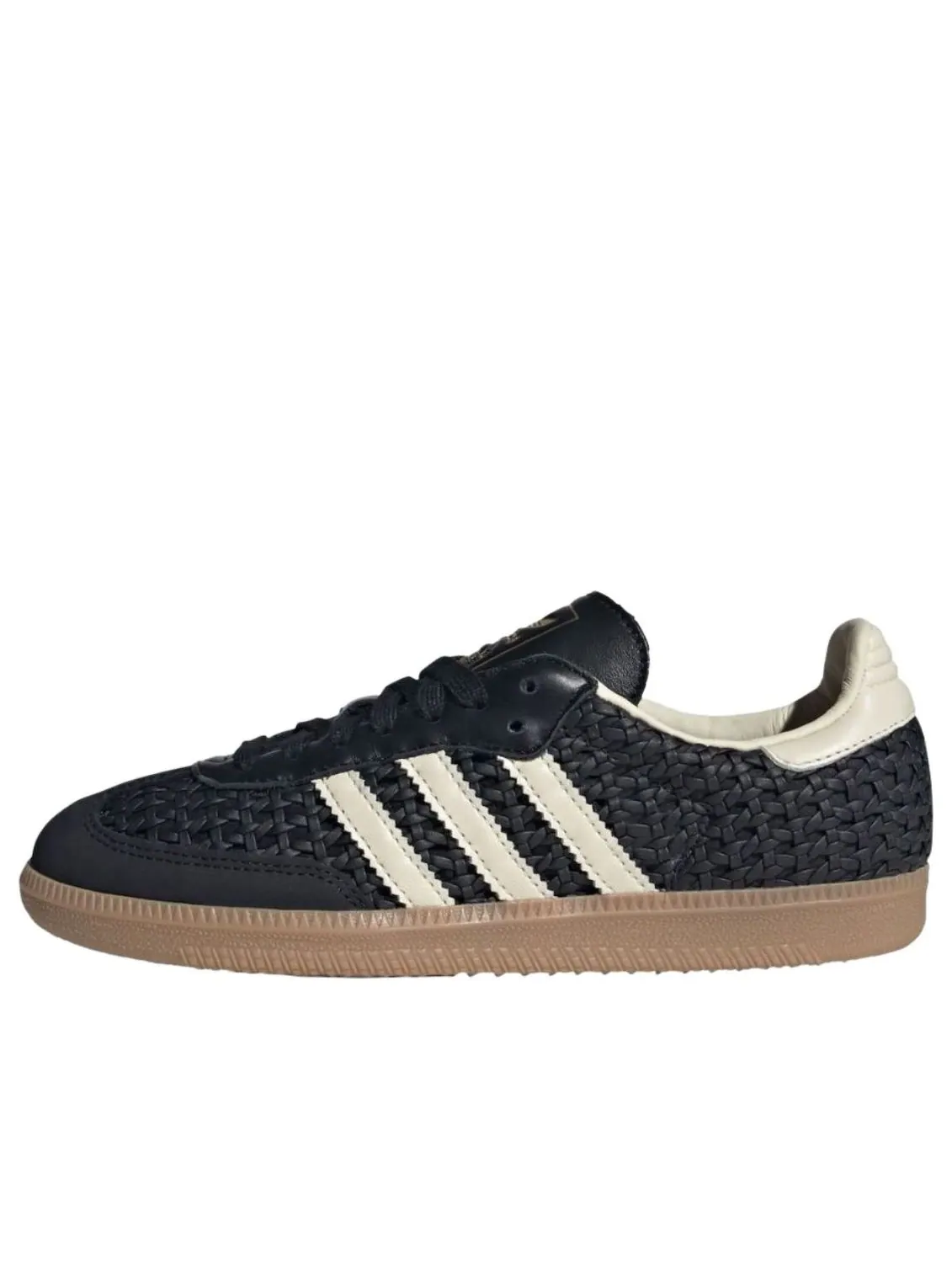 (WMNS) Adidas Samba 'Basketweave Black' — изображение 1 из 5, черный/белый