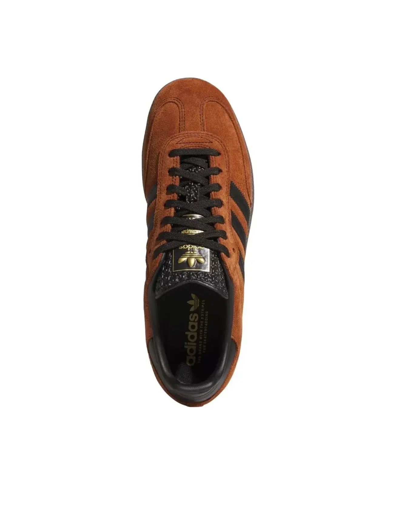 Мужские кроссовки с замшевым верхом Samba Adv Adidas — изображение 2 из 5, коричневый