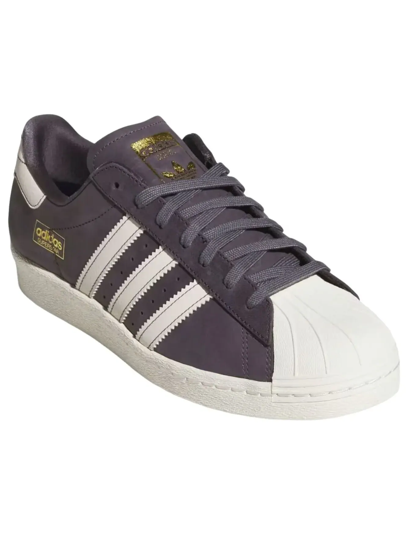 Кроссовки Adidas Superstar ADV 'Aurora Onix Chalk White Off White' — изображение 2 из 5, серый