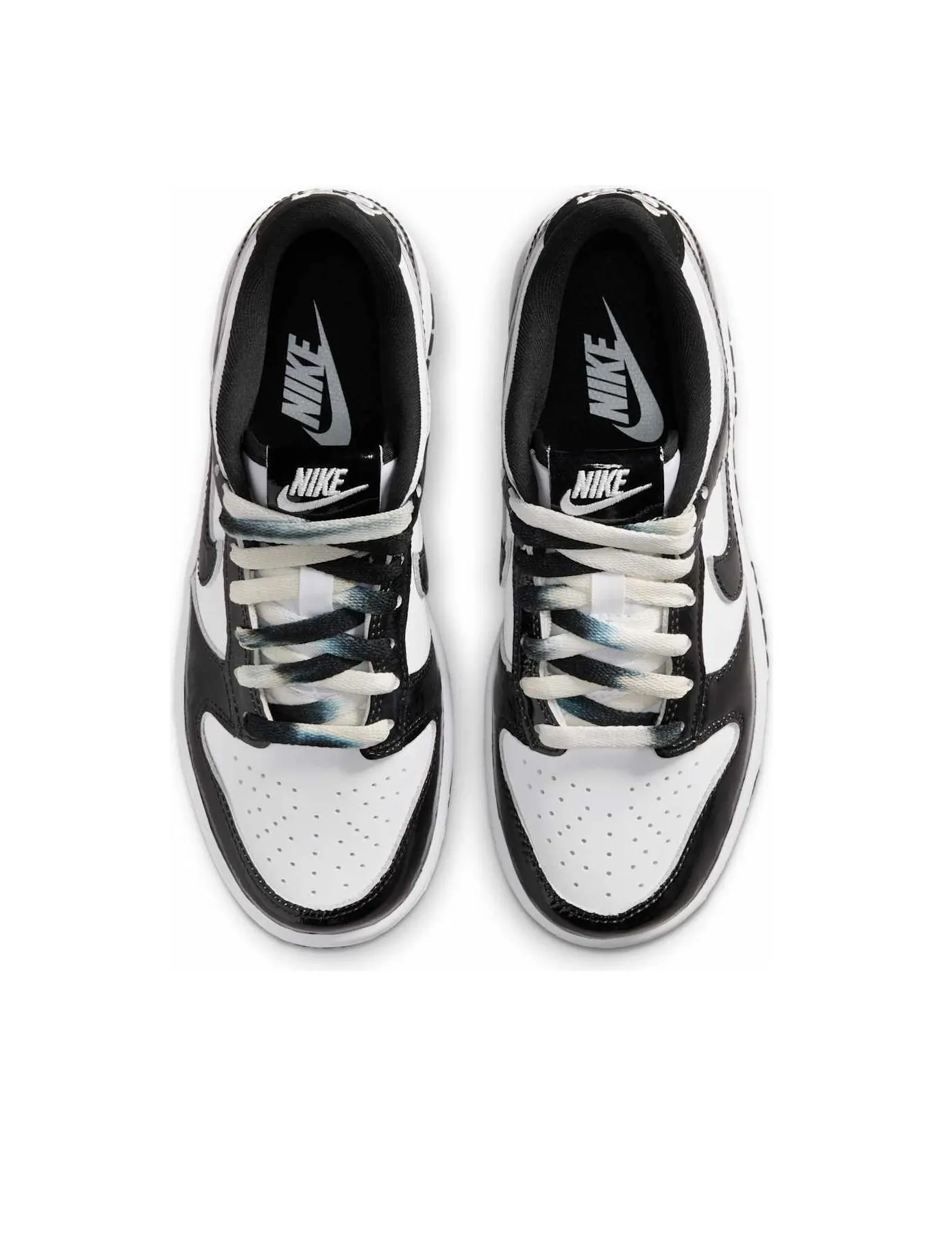 Кроссовки (GS) Nike Dunk Low SE 'Panda - White Black' — изображение 2 из 6, белый