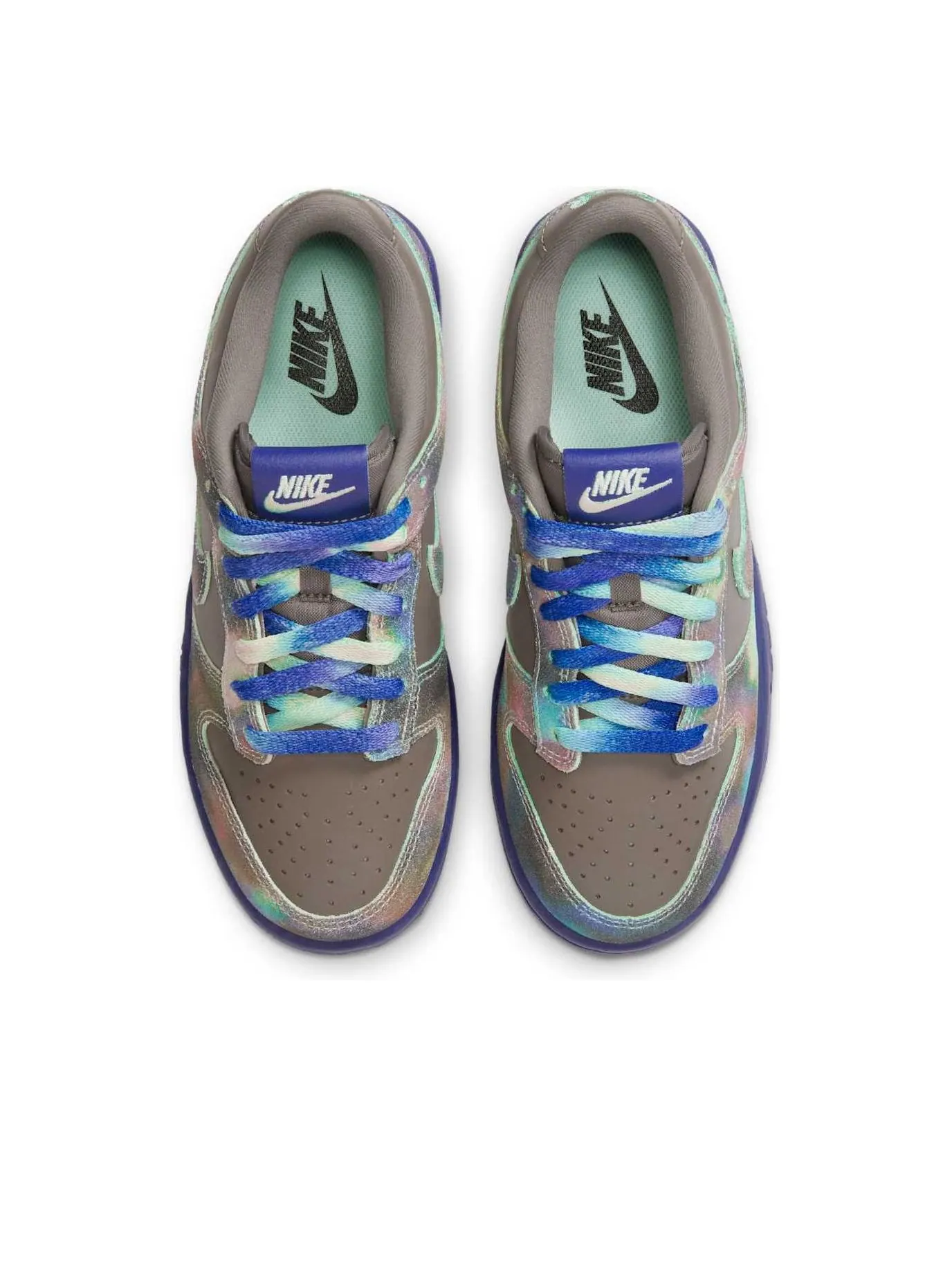Кроссовки (GS) Nike Dunk Low Panda 'Cave Stone' — изображение 2 из 6, коричневый