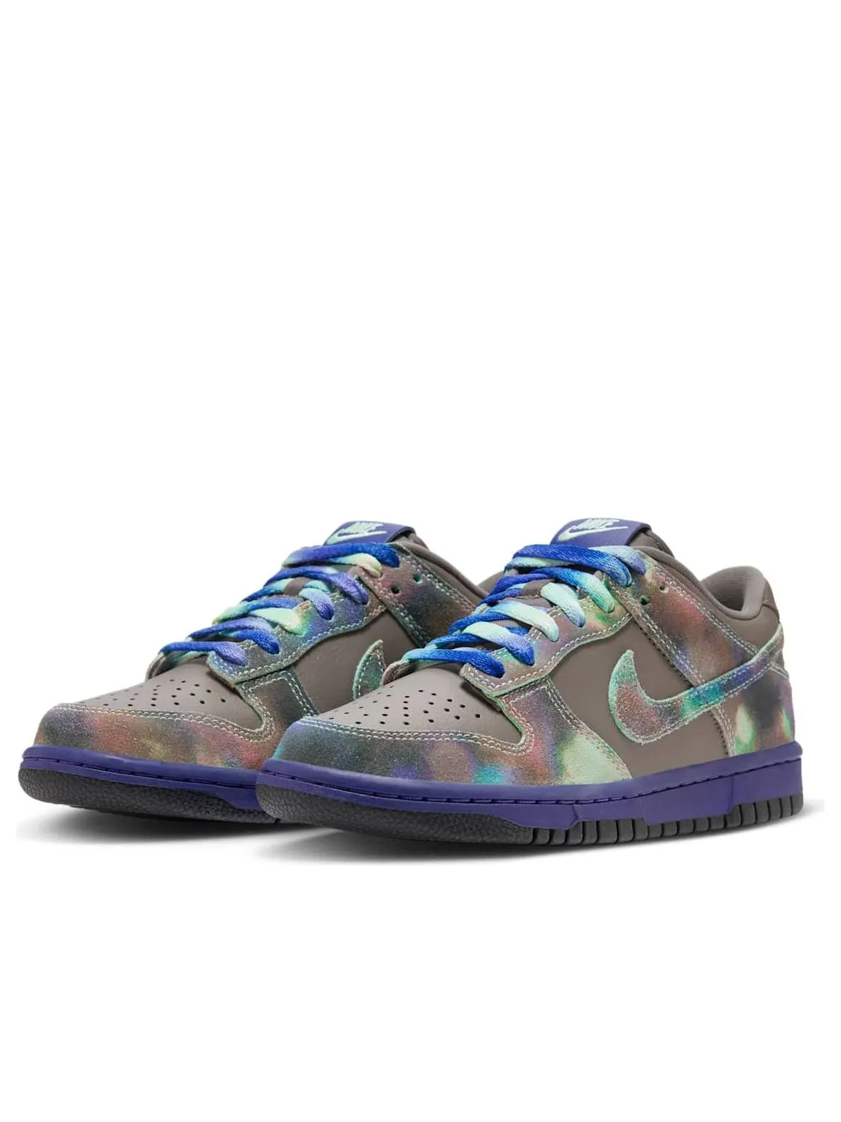 Кроссовки (GS) Nike Dunk Low Panda 'Cave Stone' — изображение 4 из 6, коричневый