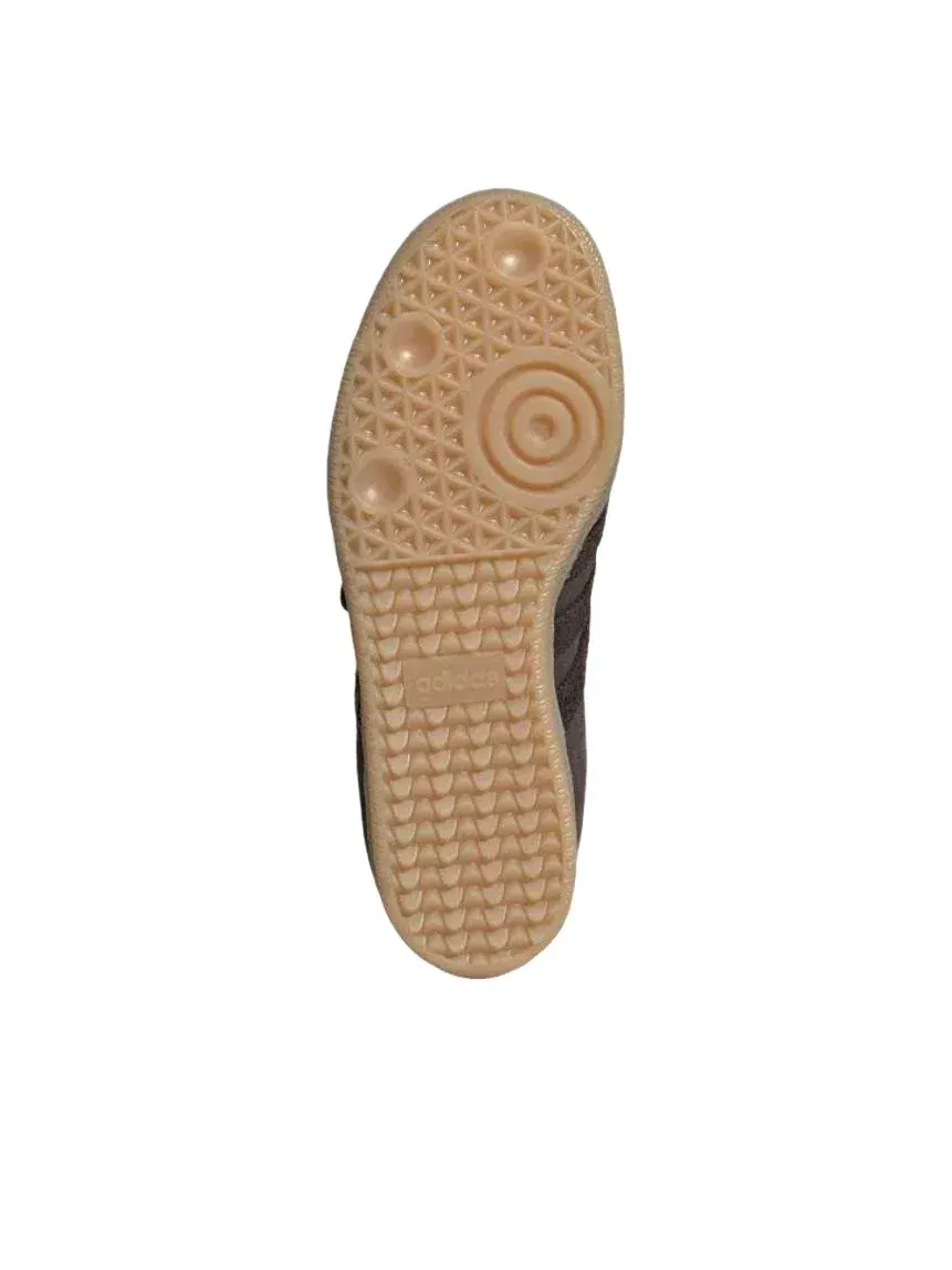 Женские кроссовки с замшевым верхом Samba Jane Aurora Coffee Gold Adidas — изображение 5 из 5, коричневый