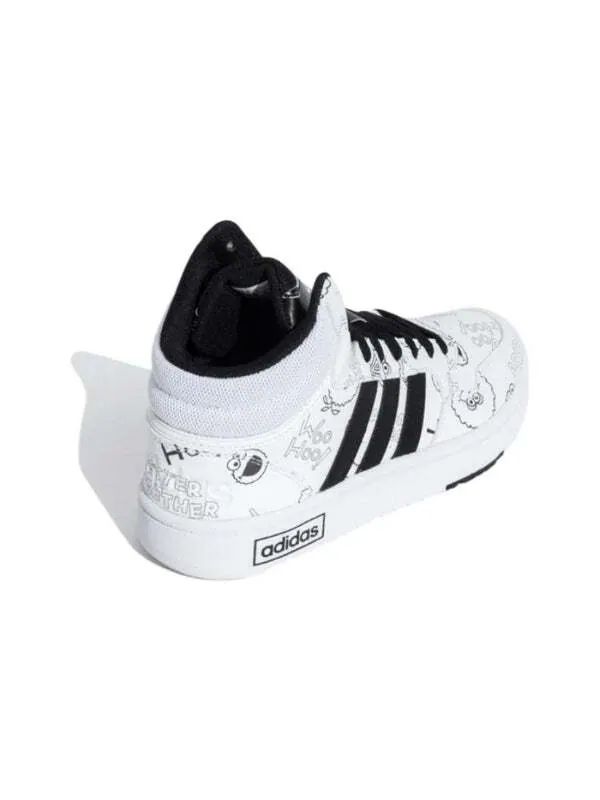 Кроссовки neo hoops 3.0 x улица сезам Adidas — изображение 4 из 4, черный