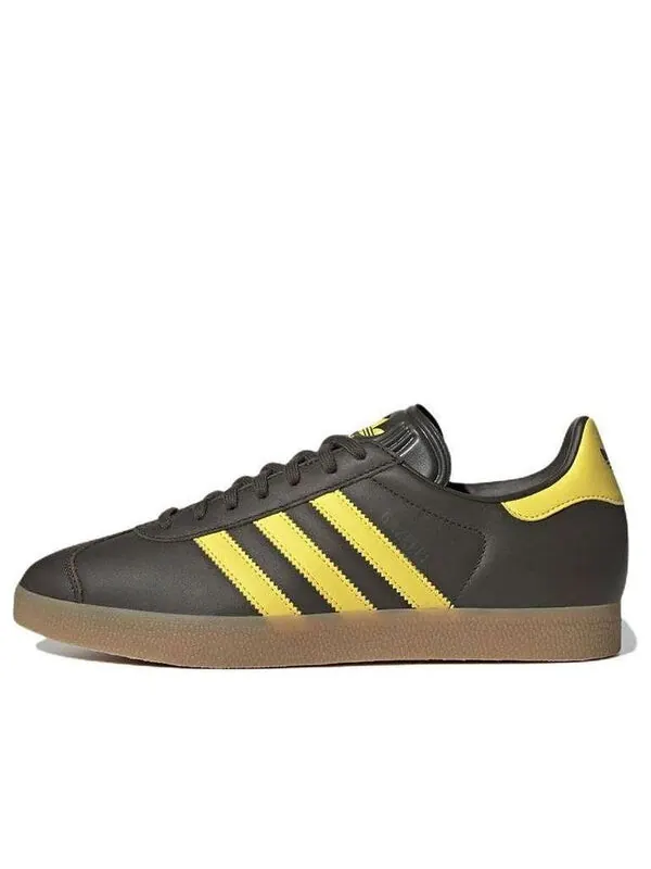 Кроссовки gazelle shoes 'shadow olive impact yellow' Adidas — изображение 1 из 4