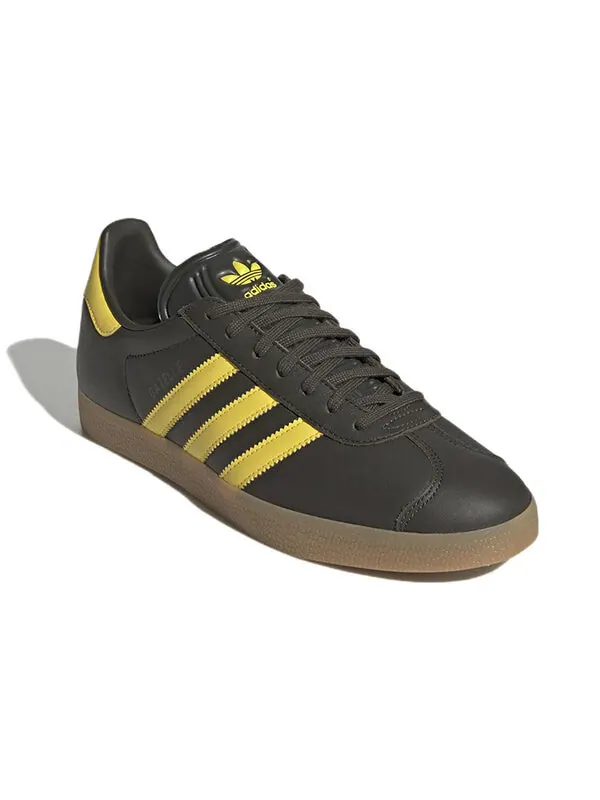 Кроссовки gazelle shoes 'shadow olive impact yellow' Adidas — изображение 3 из 4