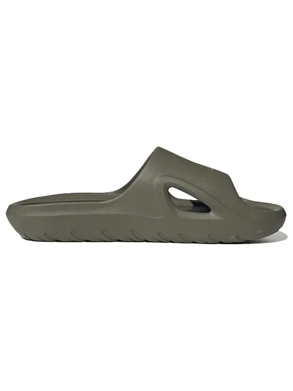 Тапочки adicane slide 'olive strata' Adidas — изображение 3 из 4, зеленый