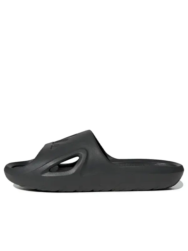 Тапочки adicane slide 'carbon black' Adidas — изображение 1 из 4, черный