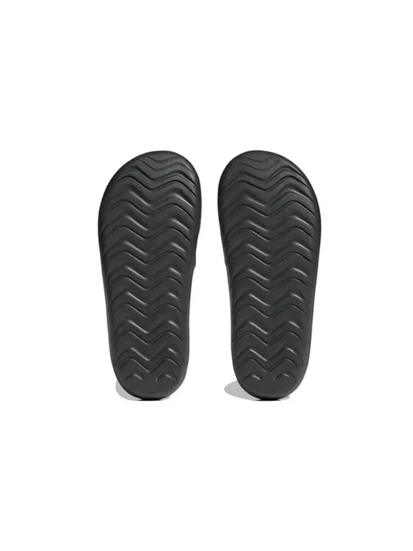 Тапочки adicane slide 'carbon black' Adidas — изображение 4 из 4, черный
