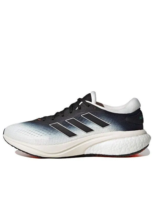Кроссовки (WMNS) Adidas Supernova 2.0 Running Shoes 'Black White' — изображение 1 из 4, черный/зеленый