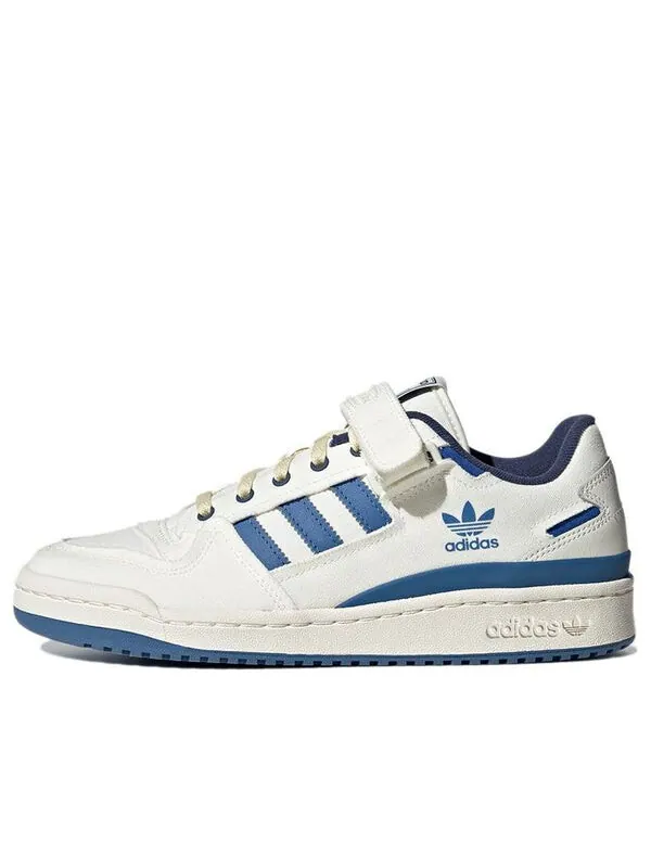 Кроссовки оригиналы форум низкий Adidas — изображение 1 из 4, белый/синий