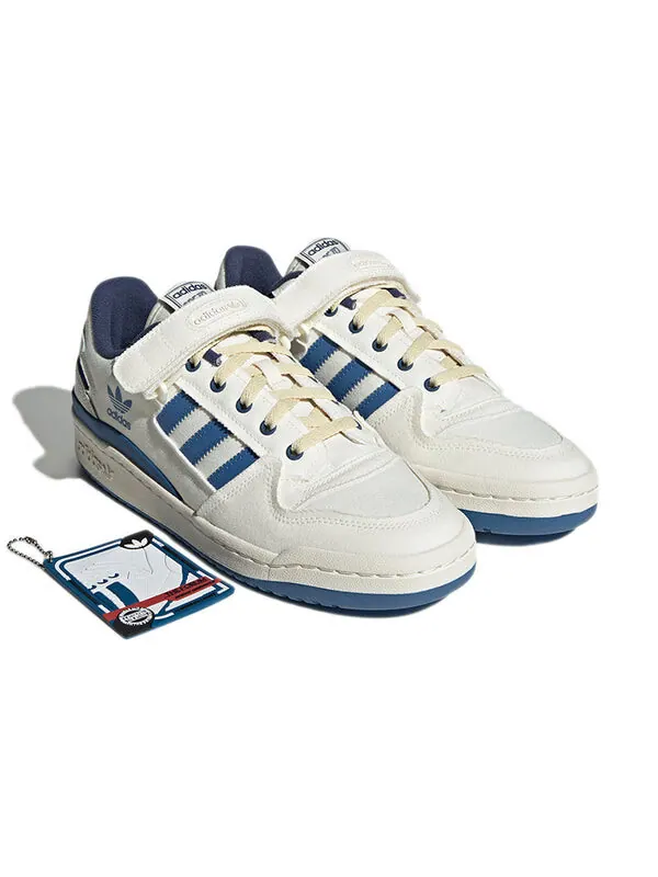 Кроссовки оригиналы форум низкий Adidas — изображение 3 из 4, белый/синий