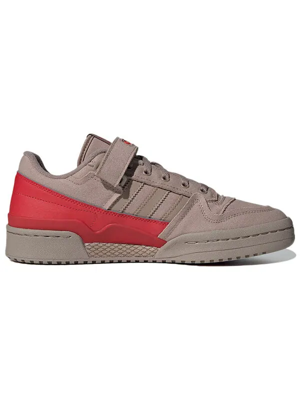 Кроссовки оригиналы форум низкий Adidas — изображение 2 из 4, светлый/красный