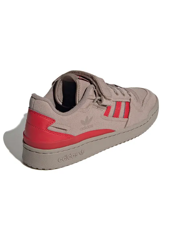 Кроссовки оригиналы форум низкий Adidas — изображение 4 из 4, светлый/красный