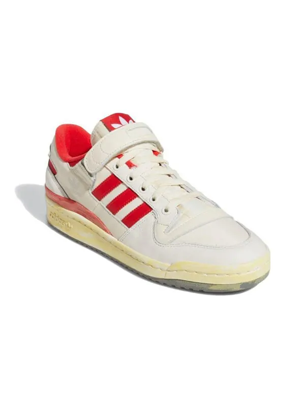 Кроссовки форум 84 низкий aec Adidas — изображение 3 из 4, белый/красный