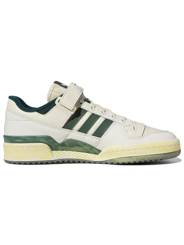Кроссовки форум 84 низкий aec Adidas — изображение 2 из 4, белый/зеленый