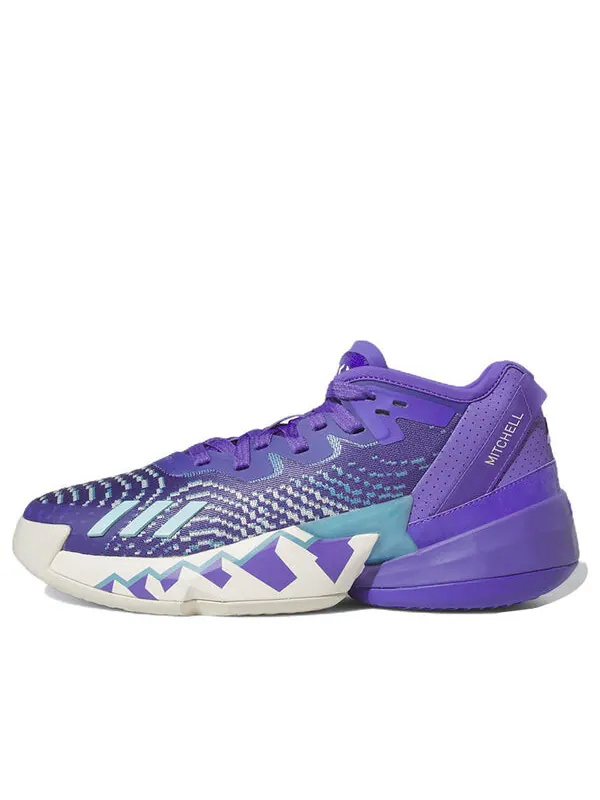 Кроссовки d.o.n. issue #4 'throwback utah jazz' Adidas — изображение 1 из 4, фиолетовый