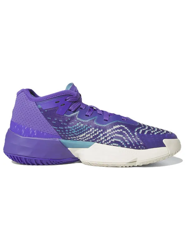 Кроссовки d.o.n. issue #4 'throwback utah jazz' Adidas — изображение 2 из 4, фиолетовый