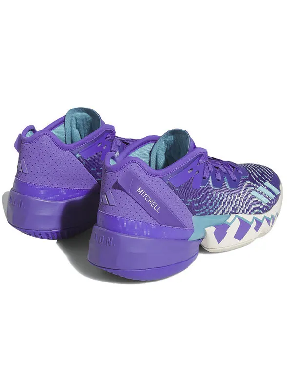 Кроссовки d.o.n. issue #4 'throwback utah jazz' Adidas — изображение 4 из 4, фиолетовый