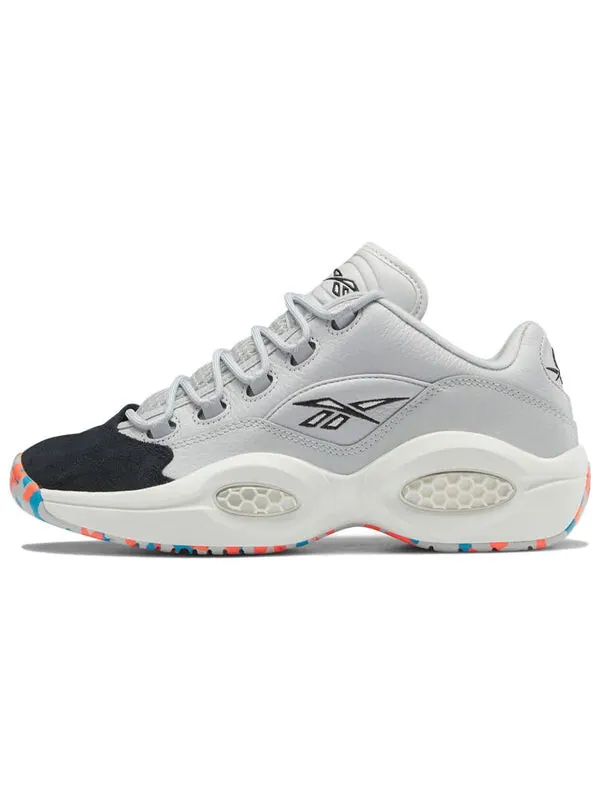 Кроссовки question low 'rec center' Reebok — изображение 2 из 4, серый//черный