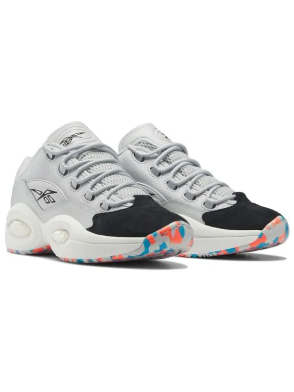 Кроссовки question low 'rec center' Reebok — изображение 4 из 4, серый//черный