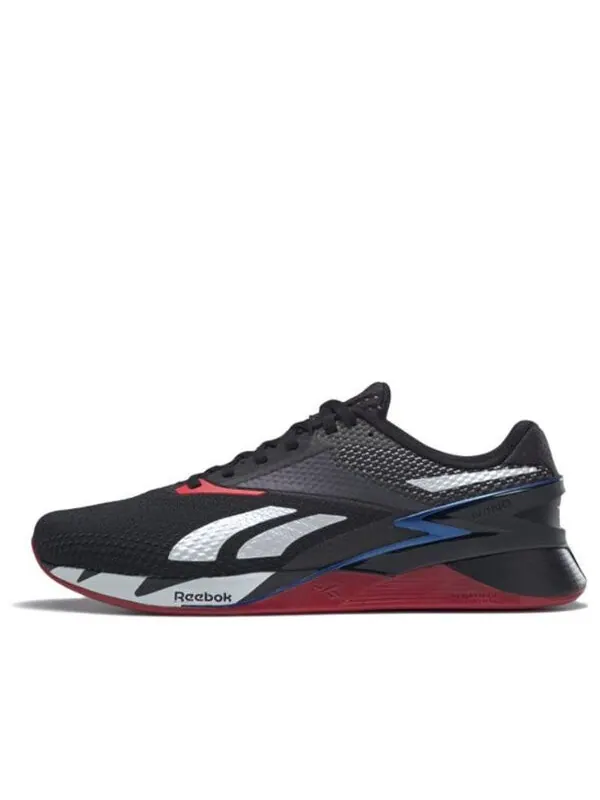 Кроссовки nano x3 'black blue red' Reebok — изображение 1 из 4, черный/белый/синий