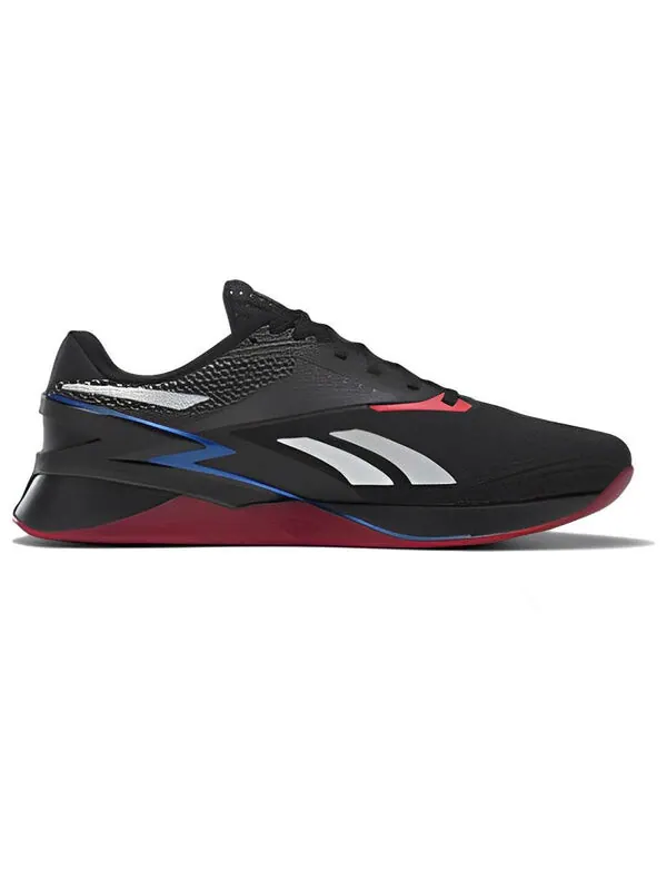 Кроссовки nano x3 'black blue red' Reebok — изображение 2 из 4, черный/белый/синий