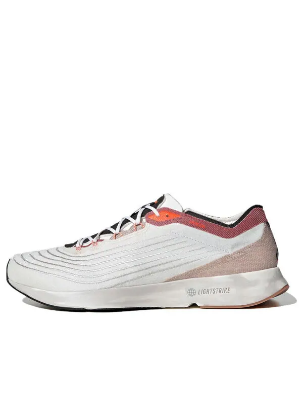 Кроссовки adizero x parley 'white' Adidas — изображение 1 из 4, серый/оранжевый