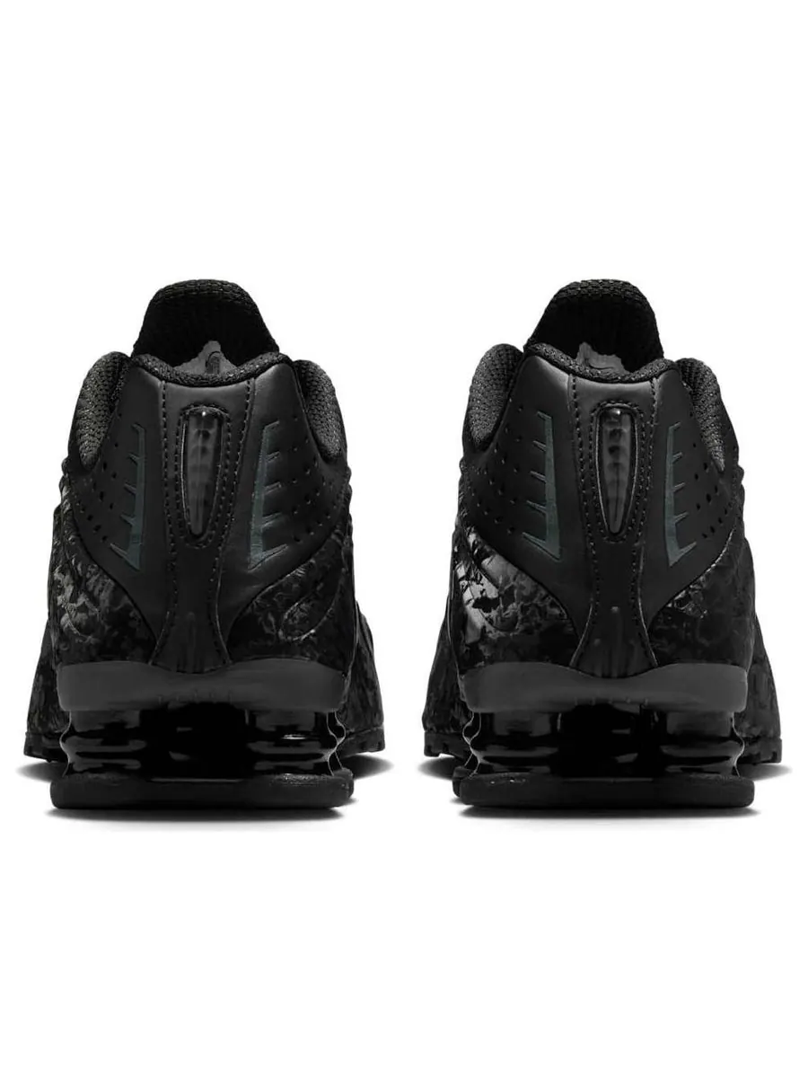 Кроссовки (WMNS) Nike Shox R4 'Black Floral' — изображение 5 из 6, черный