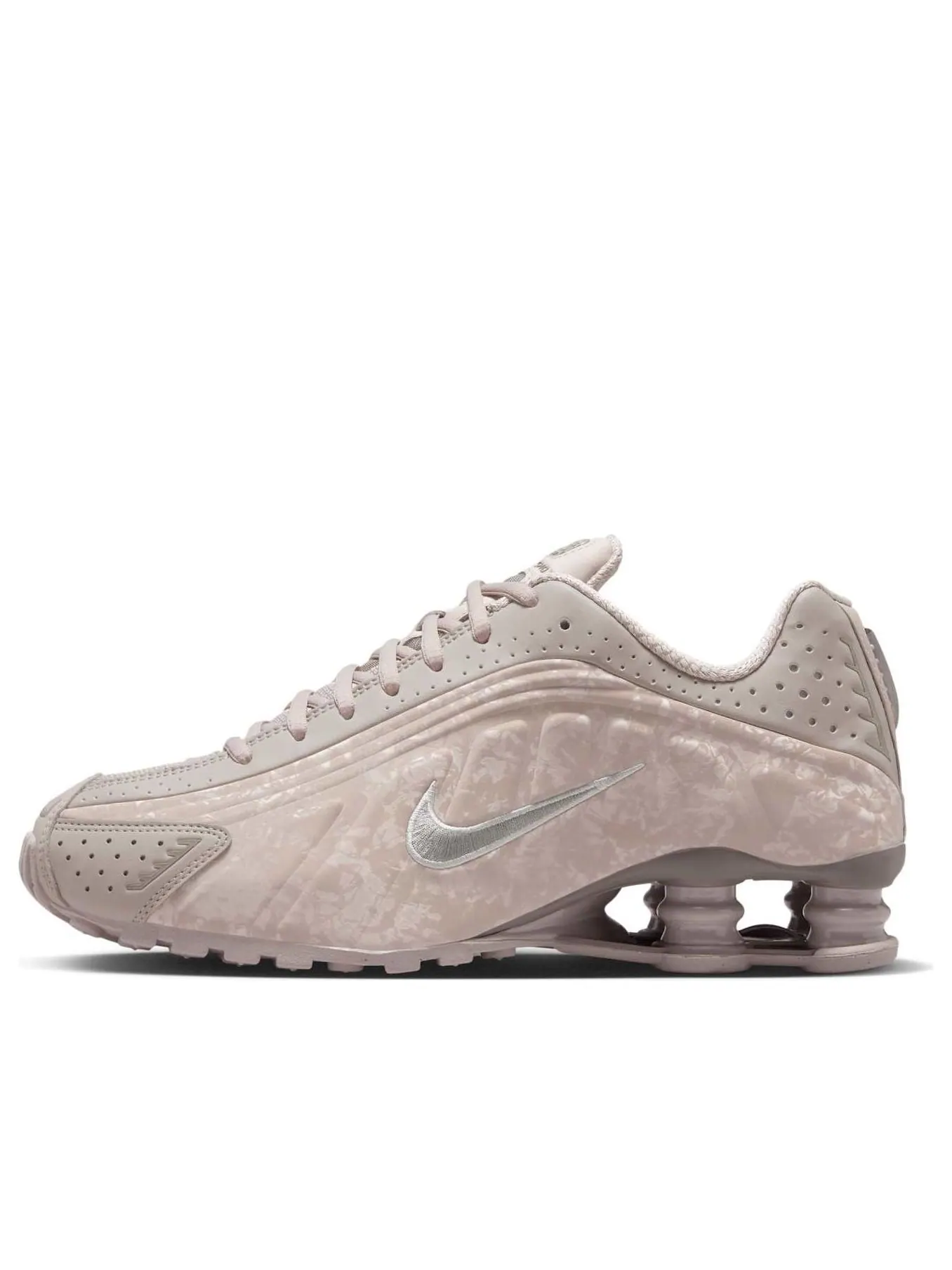 Кроссовки (WMNS) Nike Shox R4 'Flat Pewter Floral' — изображение 1 из 6, розовый