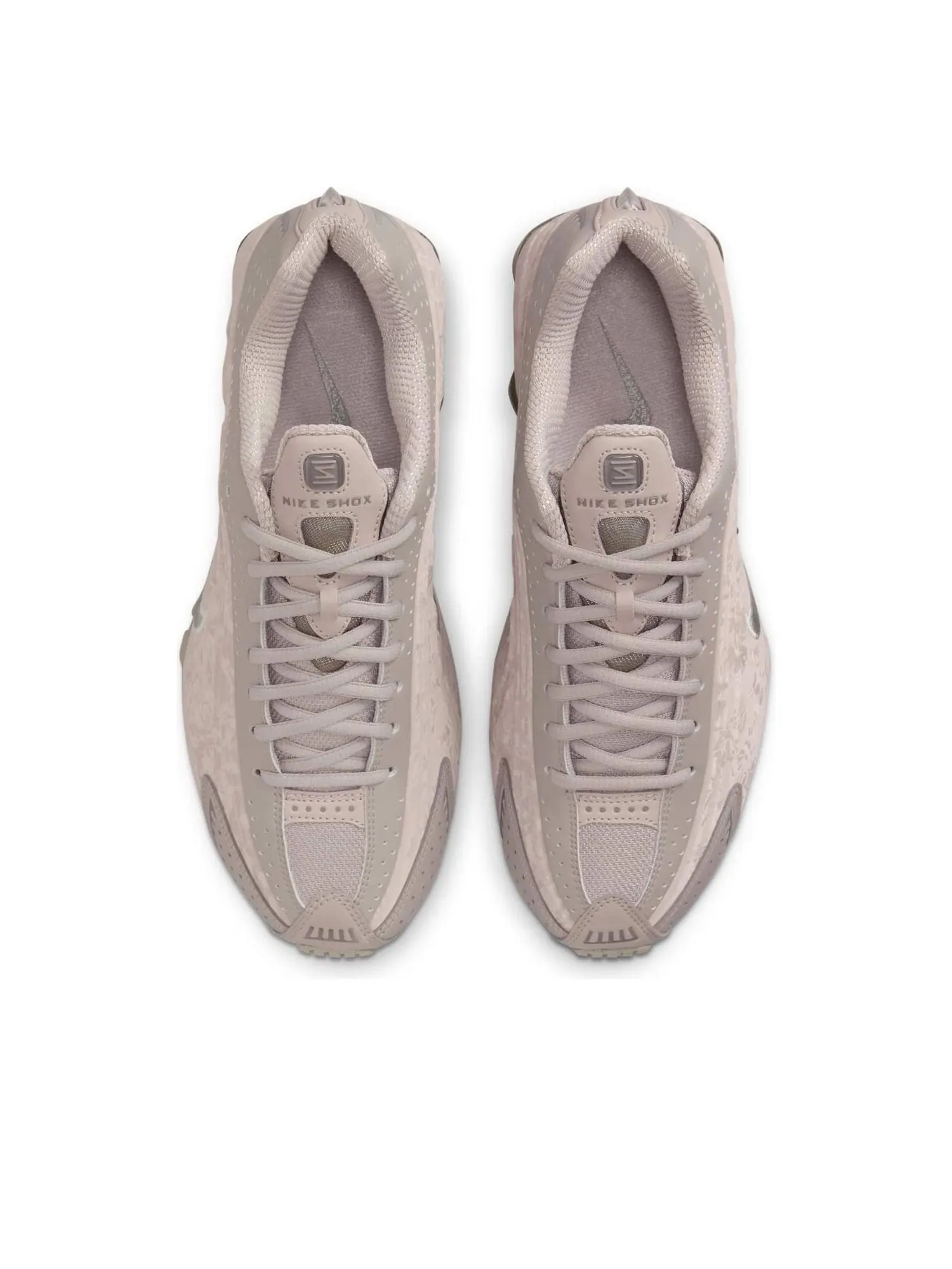 Кроссовки (WMNS) Nike Shox R4 'Flat Pewter Floral' — изображение 2 из 6, розовый