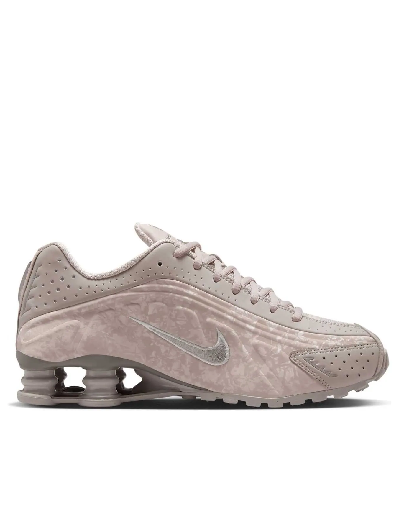 Кроссовки (WMNS) Nike Shox R4 'Flat Pewter Floral' — изображение 6 из 6, розовый