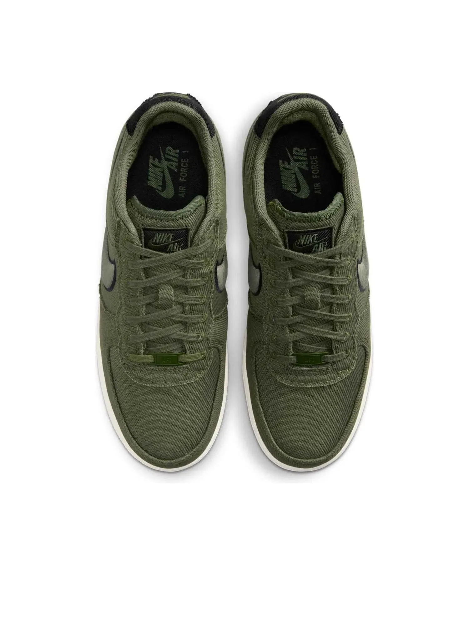 Кроссовки Nike Air Force 1 Low Canvas 'Army Olive' — изображение 2 из 6, оливковый зеленый
