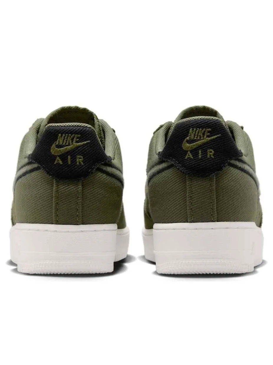 Кроссовки Nike Air Force 1 Low Canvas 'Army Olive' — изображение 3 из 6, оливковый зеленый
