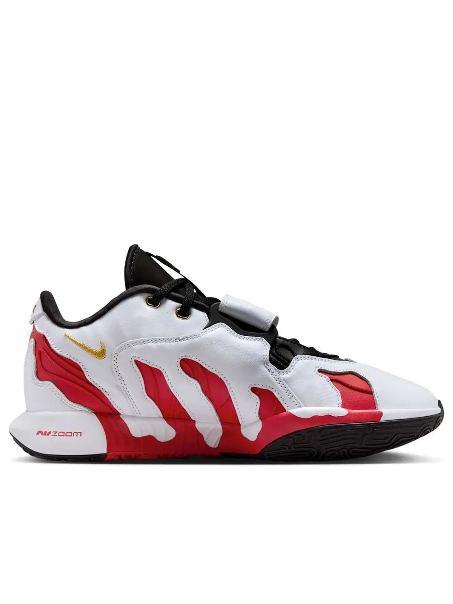 Кроссовки Nike LeBron 21 Prime 96 'Varsity Red' — изображение 2 из 6, белый