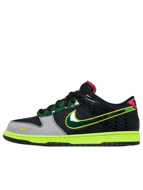 Кроссовки dunk low 'what the duck home' Nike — изображение 1 из 4, черный/зеленый/розовый