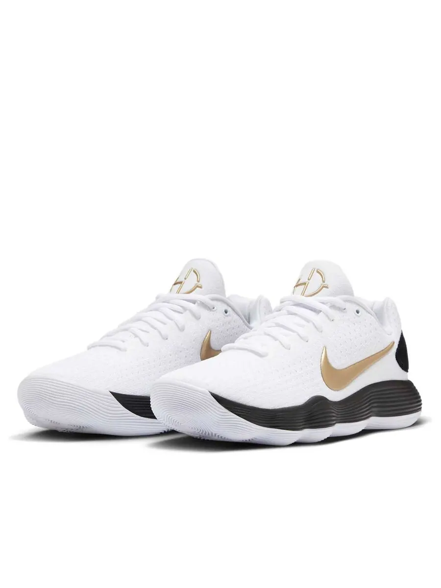 Кроссовки Nike Hyperdunk 2017 Low EP 'White Metallic Gold' — изображение 3 из 6, белый