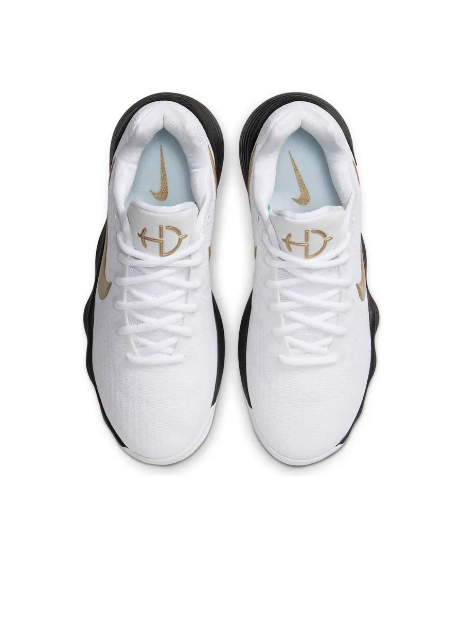 Кроссовки Nike Hyperdunk 2017 Low EP 'White Metallic Gold' — изображение 4 из 6, белый