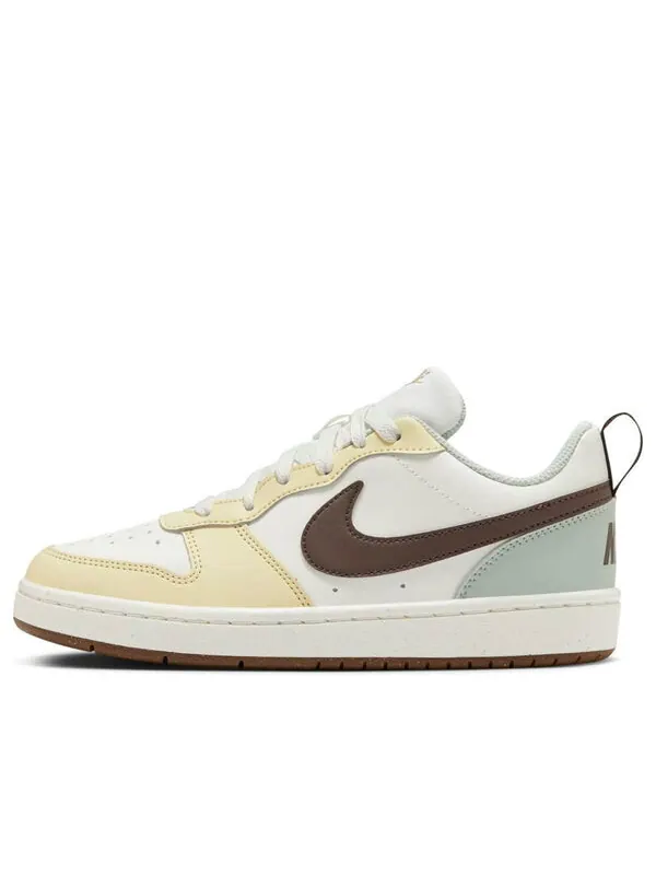 Кроссовки court borough low recraft 'sail aqua brown' Nike — изображение 1 из 4, голубой синий/коричневый