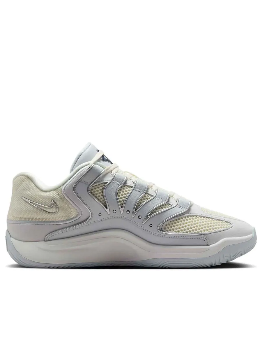 Кроссовки Nike KD 18 EP 'Pure Platinum Wolf Grey' — изображение 2 из 6, серый