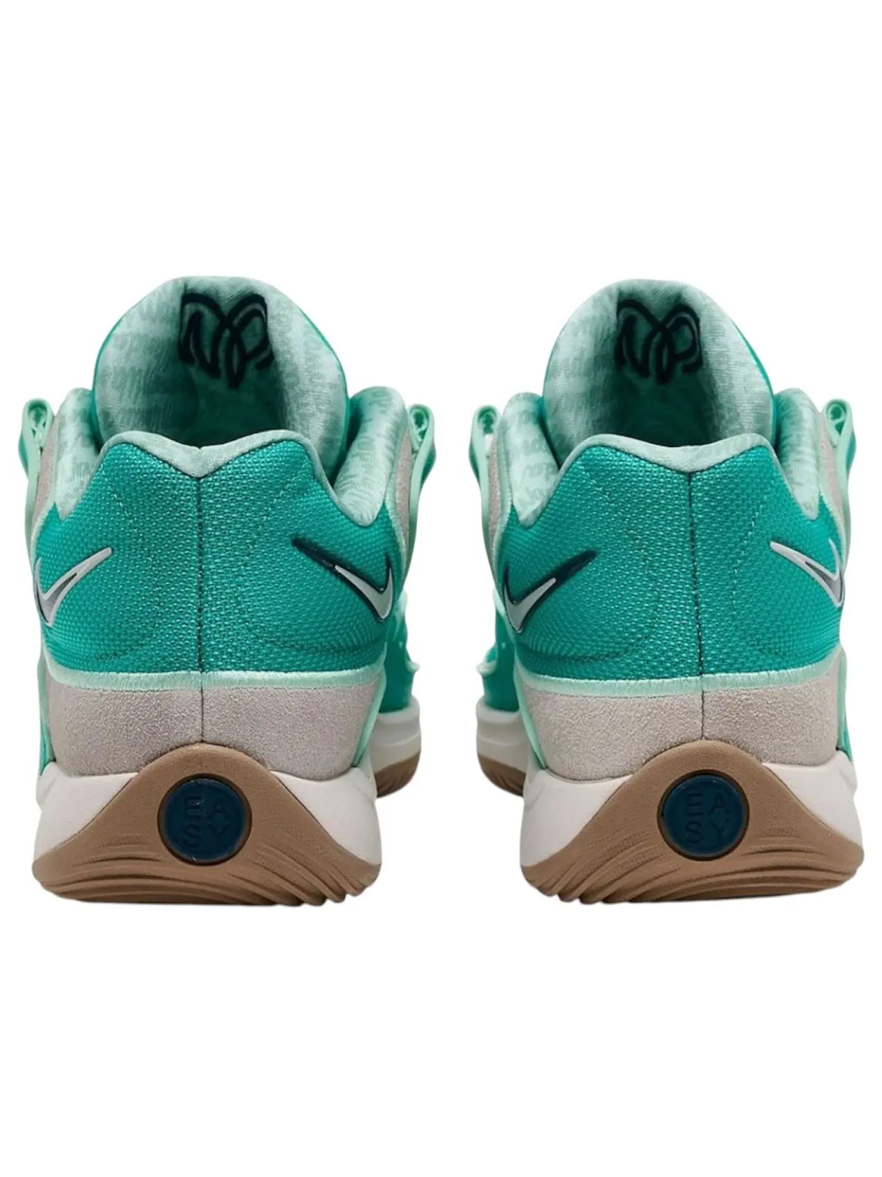 Кроссовки Nike KD 18 'Wanda Pratt' — изображение 4 из 6, зеленый