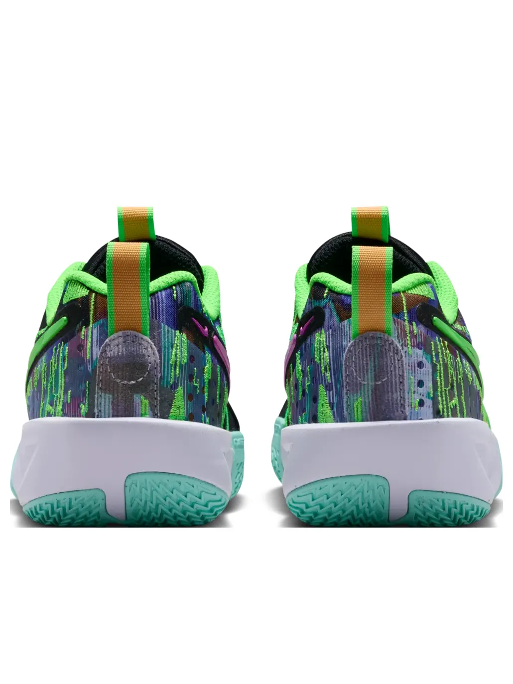 Кроссовки (GS) Nike G.T. Cut 3 'Blue Void Green Strike Hyper Violet' — изображение 3 из 7, зеленый