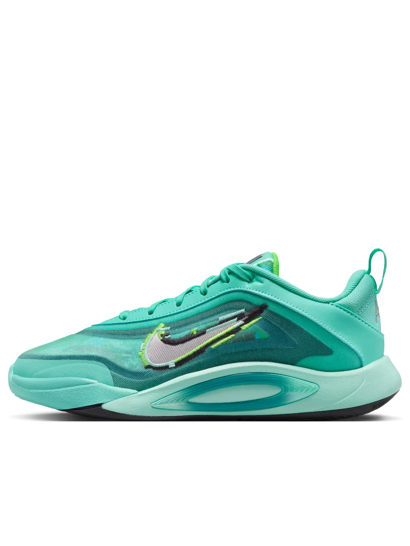 Кроссовки (GS) Nike A'One 'King of the Court' — изображение 1 из 6, зеленый