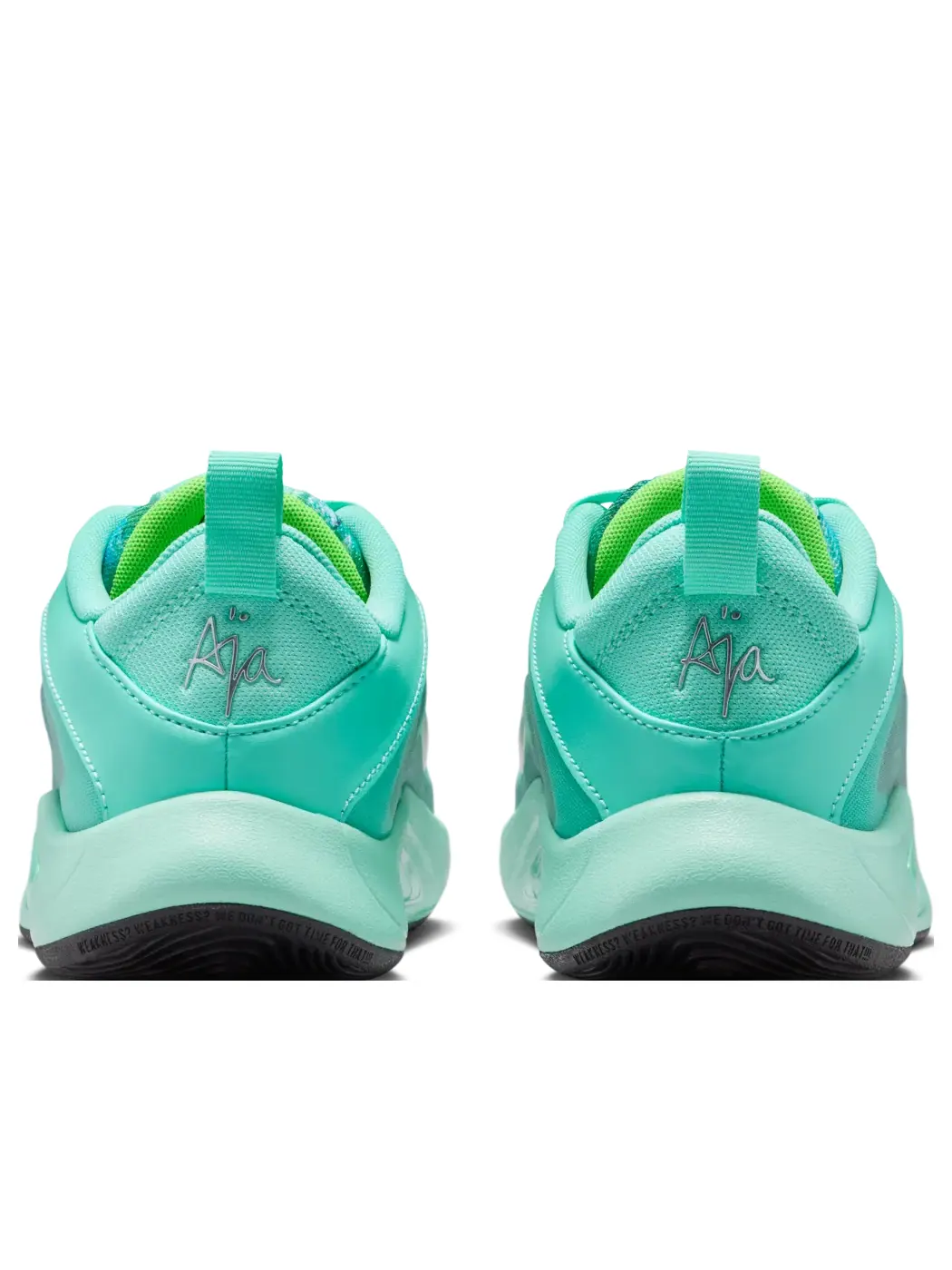 Кроссовки (GS) Nike A'One 'King of the Court' — изображение 3 из 6, зеленый