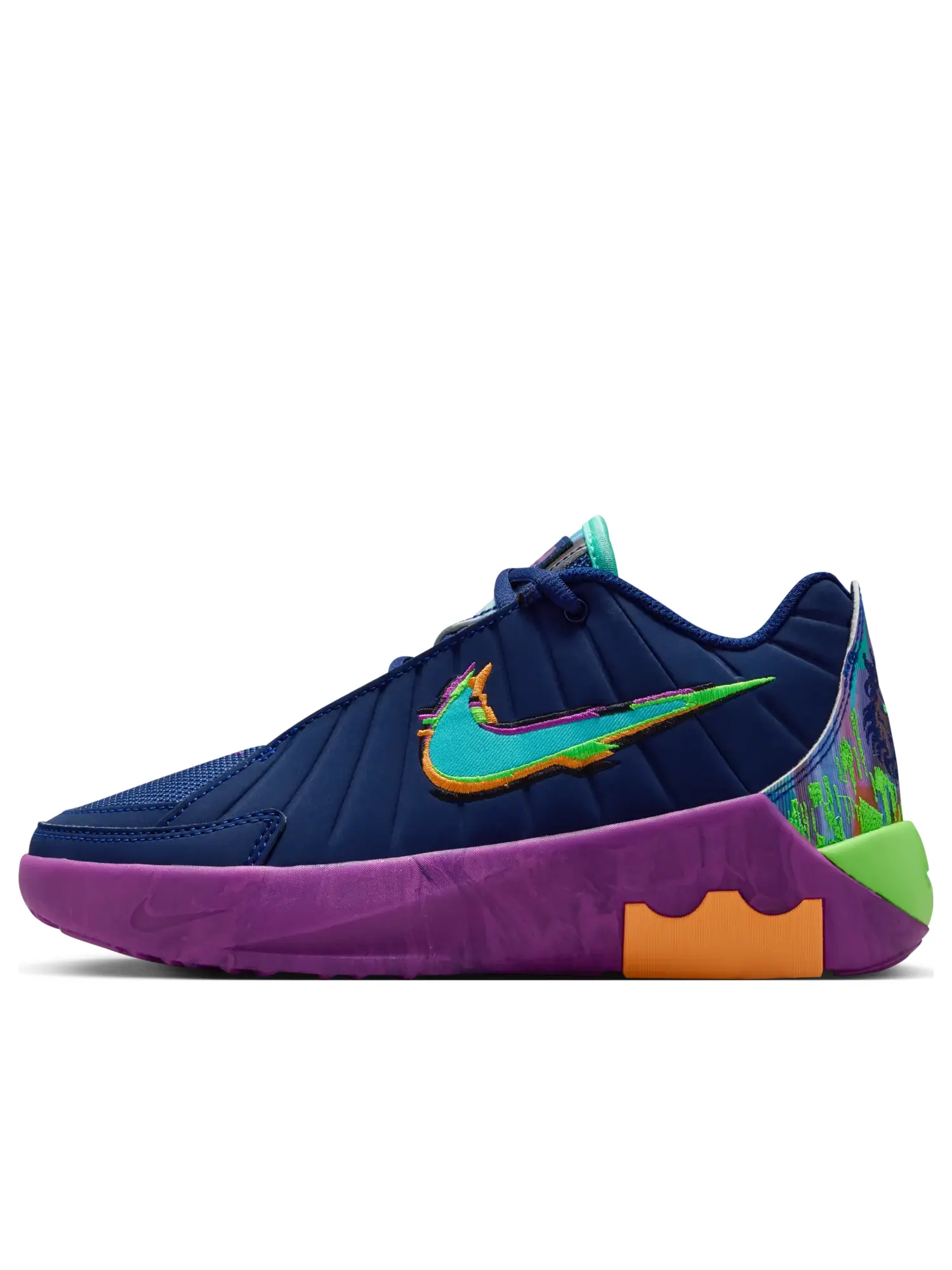 Кроссовки (GS) Nike LeBron Witness 9 'Blue Void Vivid Purple' — изображение 1 из 6, синий